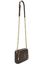 Saint Laurent Mini Camera Bag in Light Musk, view 4, click to view large image.