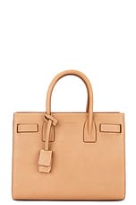 Saint Laurent Baby Sac De Jour Carryall Bag in Brown Gold, view 3, click to view large image.