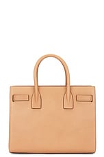 Saint Laurent Baby Sac De Jour Carryall Bag in Brown Gold, view 4, click to view large image.