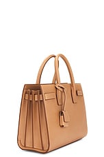 Saint Laurent Baby Sac De Jour Carryall Bag in Brown Gold, view 5, click to view large image.