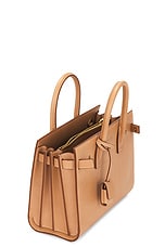 Saint Laurent Baby Sac De Jour Carryall Bag in Brown Gold, view 6, click to view large image.