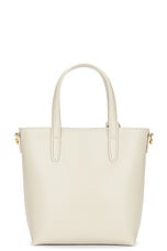 Saint Laurent Mini Toy Shopping Bag in Crema Soft, view 4, click to view large image.