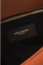 Saint Laurent Small Puffer Chain Bag in Hot Rust, view 7, click to view large image.