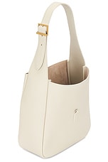 Saint Laurent Supple Hobo Bag in Crema Soft, view 5, click to view large image.