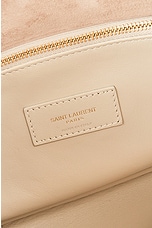 Saint Laurent Supple Hobo Bag in Crema Soft, view 6, click to view large image.