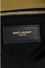 Saint Laurent Small Puffer Chain Bag in Fir Green, view 7, click to view large image.