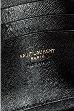 Saint Laurent Mini Lou Chain Bag in Light Musk, view 6, click to view large image.