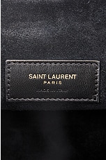 Saint Laurent Mini Shopping Bag in Nero, view 6, click to view large image.