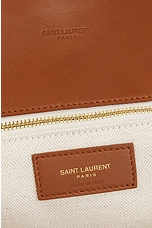 Saint Laurent Lauren Cabas Bag in Desert Dust & Brick, view 6, click to view large image.