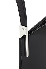 Saint Laurent Mini Flat Shoulder Bag in Nero, view 7, click to view large image.