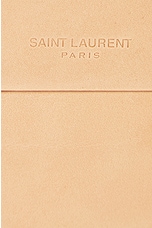 Saint Laurent Mini Box With Chain in Vintage Brown Gold, view 8, click to view large image.