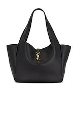 トートバッグ SAINT LAURENT BEA BLACK LEATHER TOTE BAG Saint Laurent - Bea Black Grained Leather Tote | Mitchell Stores