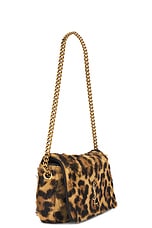 Saint Laurent Mini Kate 99 Chain Bag in Manto Naturale & Nero, view 4, click to view large image.