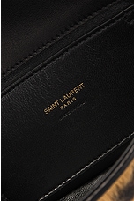 Saint Laurent Mini Kate 99 Chain Bag in Manto Naturale & Nero, view 6, click to view large image.