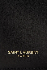 Saint Laurent Tiny Origami Wallet in Nero, view 6, click to view large image.