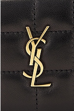 Saint Laurent Tiny Origami Wallet in Nero, view 7, click to view large image.