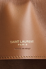 Saint Laurent Le 37 Bucket Bag in Fox, view 7, click to view large image.