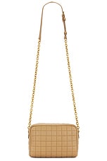 Saint Laurent Mini Camera Bag in Natural Tan, view 3, click to view large image.