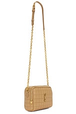 Saint Laurent Mini Camera Bag in Natural Tan, view 4, click to view large image.