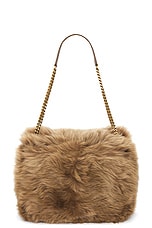 Saint Laurent Large Niki Chain Bag in Fern Branch & Dark Land, view 3, click to view large image.