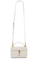 Saint Laurent Mini Vanity Bag in Crema Soft, view 1, click to view large image.