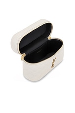 Saint Laurent Mini Vanity Bag in Crema Soft, view 6, click to view large image.