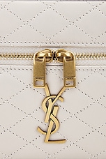 Saint Laurent Mini Vanity Bag in Crema Soft, view 8, click to view large image.