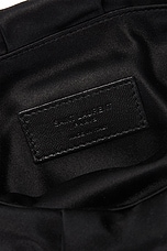 Saint Laurent Mini Pochon Bag in Nero, view 6, click to view large image.