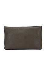 Saint Laurent Large Envelope Pouch in Light Musk, view 3, click to view large image.