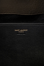 Saint Laurent Large Envelope Pouch in Light Musk, view 6, click to view large image.