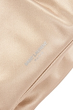 Saint Laurent Mini Pochon Bag in Cream & New Desert Beige, view 7, click to view large image.