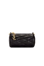 Saint Laurent Mirco Sade Tube Bag in Nero, view 3, click to view large image.