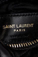 Saint Laurent Mirco Sade Tube Bag in Nero, view 7, click to view large image.