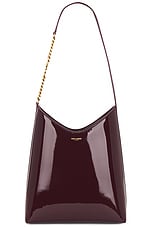 Saint Laurent Rendez-vous Shoulder Bag in Dark Red Wine, view 1, click to view large image.