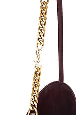 Saint Laurent Rendez-vous Shoulder Bag in Dark Red Wine, view 6, click to view large image.