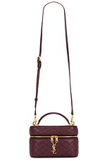 Saint Laurent Vanity Bag With Strap in Hot Wine | FWRD