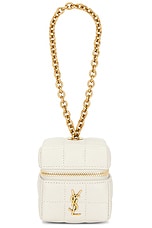 Saint Laurent YSL Cube Bag in Crema Soft | FWRD