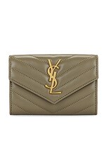 ysl 財布 SAINT LAURENT Cassandre Envelope Chain matelassé textured-leather