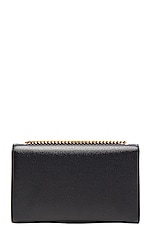 Saint Laurent Medium Monogramme Kate Chain Bag in Black, view 3, click to view large image.