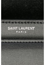 Saint Laurent Medium Monogramme Sunset Chain Bag in Black, view 7, click to view large image.