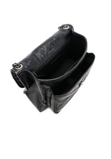 Saint Laurent Medium Niki Monogramme Chain Bag in Black, view 5, click to view large image.