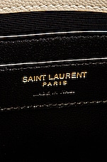 Saint Laurent Small Kate Monogramme Chain Bag in Crema Soft, view 7, click to view large image.