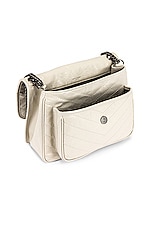 Saint Laurent Medium Niki Chain Bag in Blanc Vintage, view 5, click to view large image.