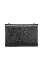 Saint Laurent Small Kate Monogramme Chain Bag in Black, view 3, click to view large image.