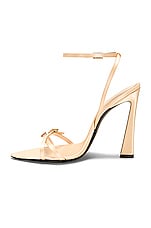 Saint Laurent Gippy 110 Sandal in Soft Nude, view 5, click to view large image.