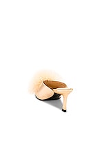 Saint Laurent Blanco 60 Mule in Soft Nude, view 3, click to view large image.