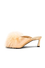 Saint Laurent Blanco 60 Mule in Soft Nude, view 5, click to view large image.