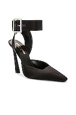 Saint Laurent Tom 110 Pump in Nero, view 2, click to view large image.