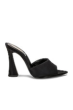 Saint Laurent Mule Sandal in Nero, view 1, click to view large image.