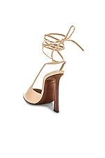 Saint Laurent Tom Lace Up Pump in Trench, view 3, click to view large image.